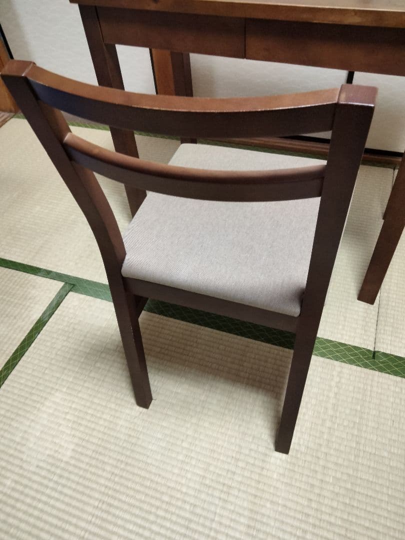 無印良品　木製学習机＆イス付き2点セット　大阪府引き取り限定