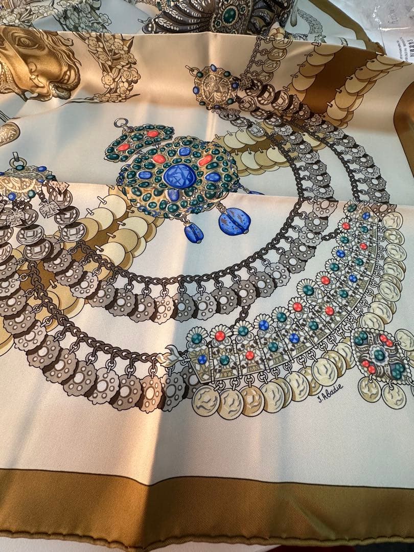 #HERMES スカーフ 希少柄　ビンテージ　新品