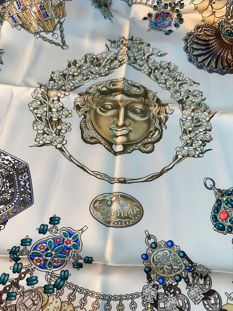 #HERMES スカーフ 希少柄　ビンテージ　新品