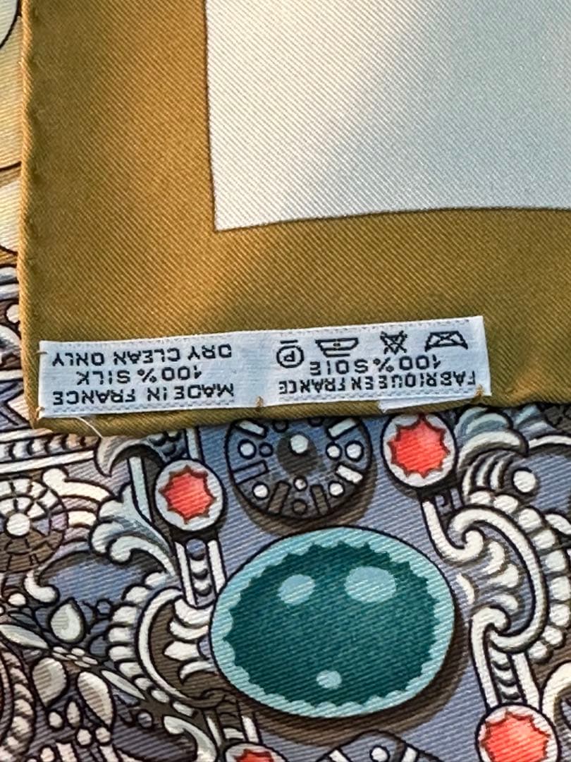 #HERMES スカーフ 希少柄　ビンテージ　新品