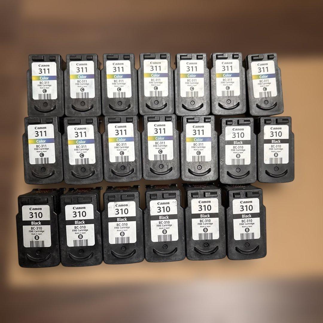 Canon 310 311 インクカートリッジ 使用済み　20個セット