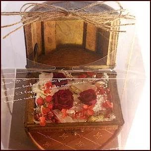 プリザーブドフラワーオルゴール フラワーボックス AKB48ヘビーローテーション