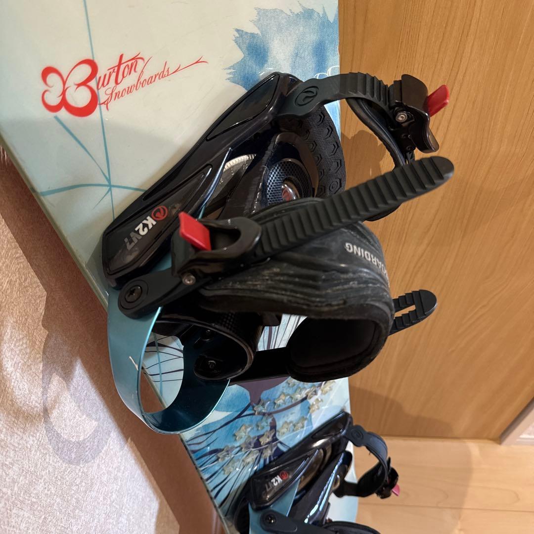 【レディース】スノーボード　BURTON 147・k2バインディングセット
