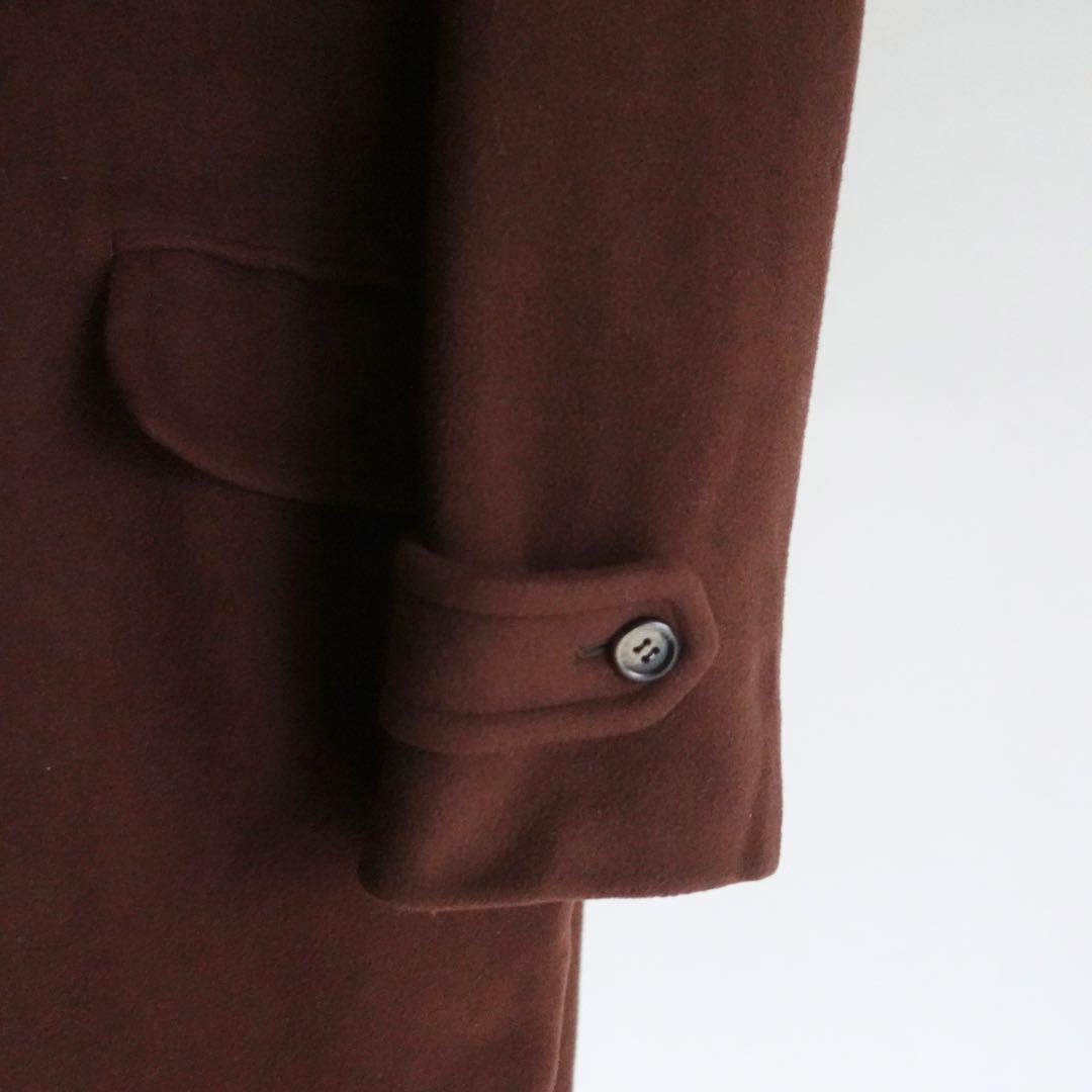 1980s Lanificio カシミアウールダブルチェスターコート　イタリア製