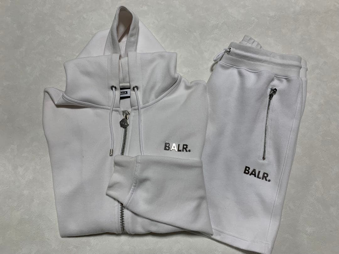 BALR. パーカー ショートパンツ セット L ホワイト