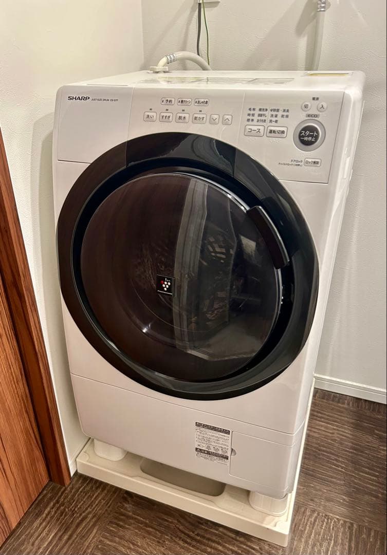 【11/12,13限定値下げ】シャープドラム式洗濯乾燥機ES-S7F-WL