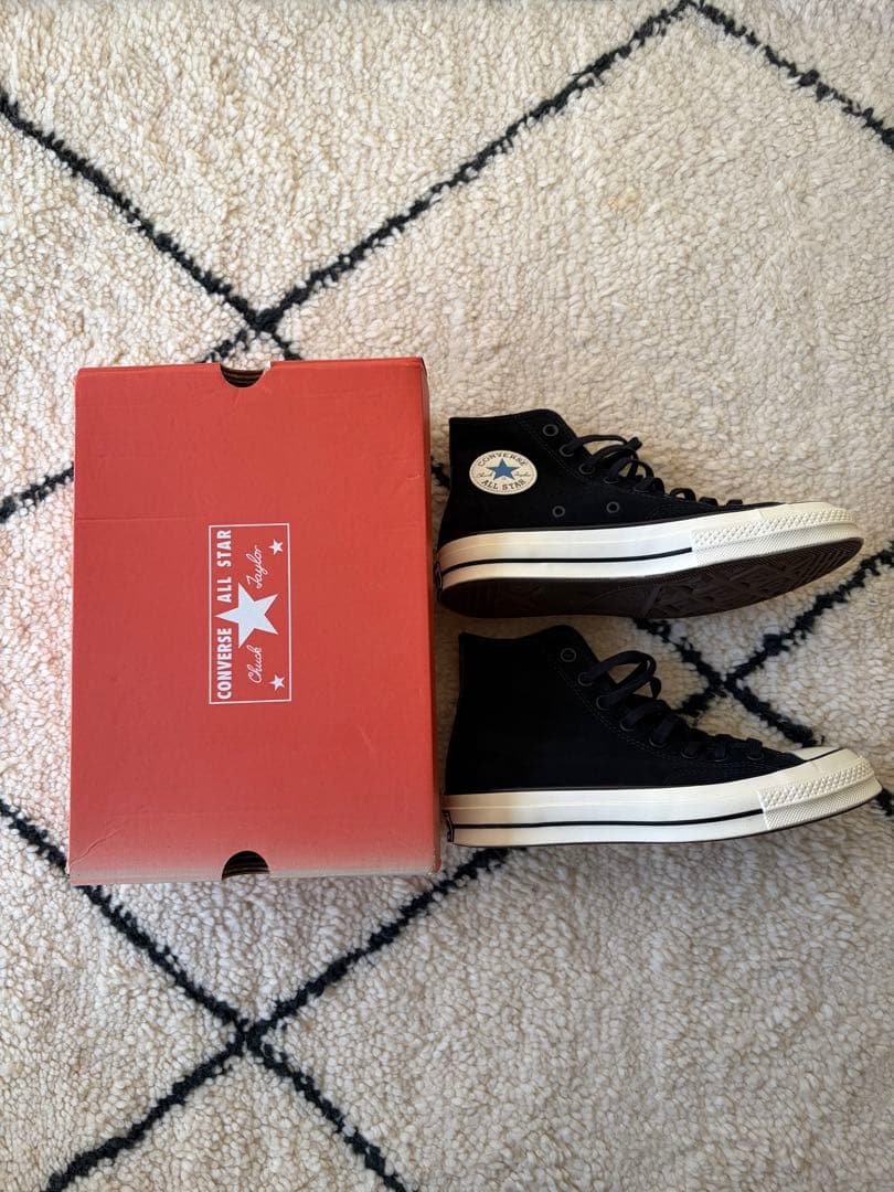 CONVERSE CT70 ブラック ハイカット25.5cm スウェード