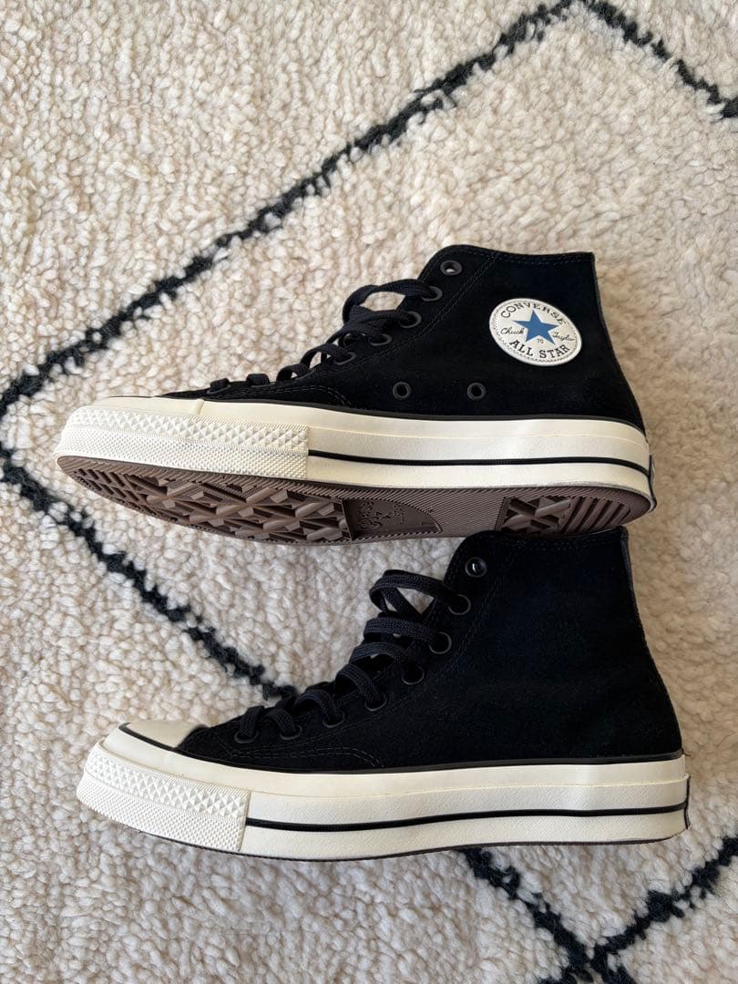 CONVERSE CT70 ブラック ハイカット25.5cm スウェード