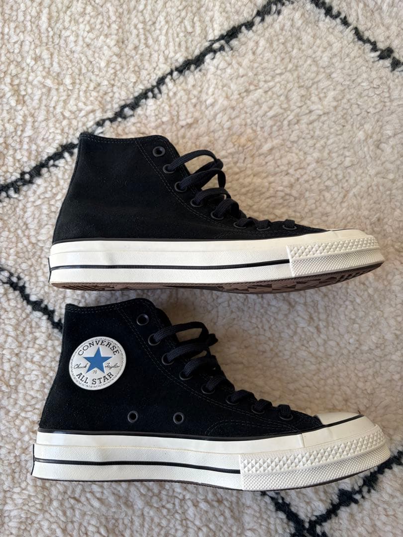 CONVERSE CT70 ブラック ハイカット25.5cm スウェード