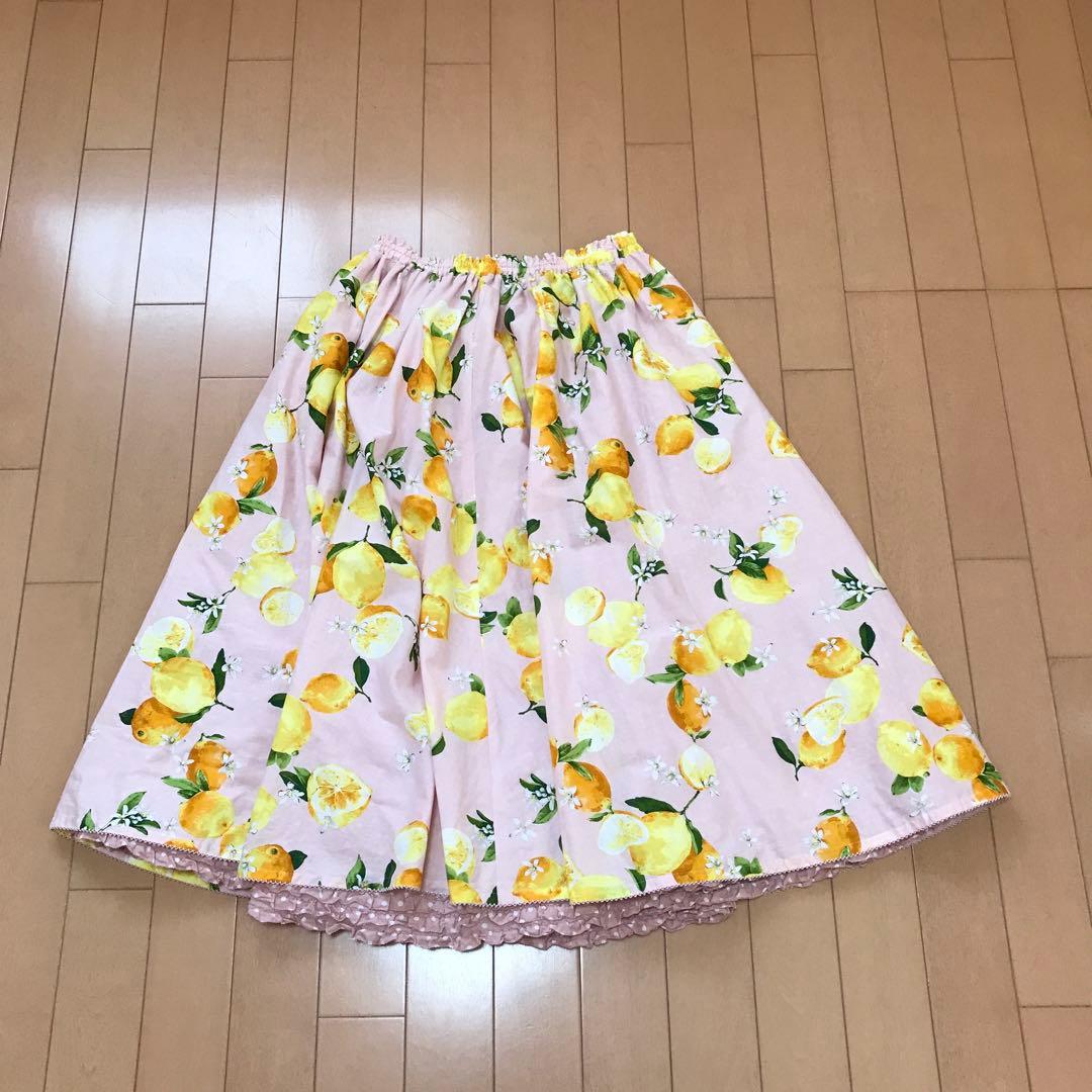 ピンクハウス　リバーシブル　スカート