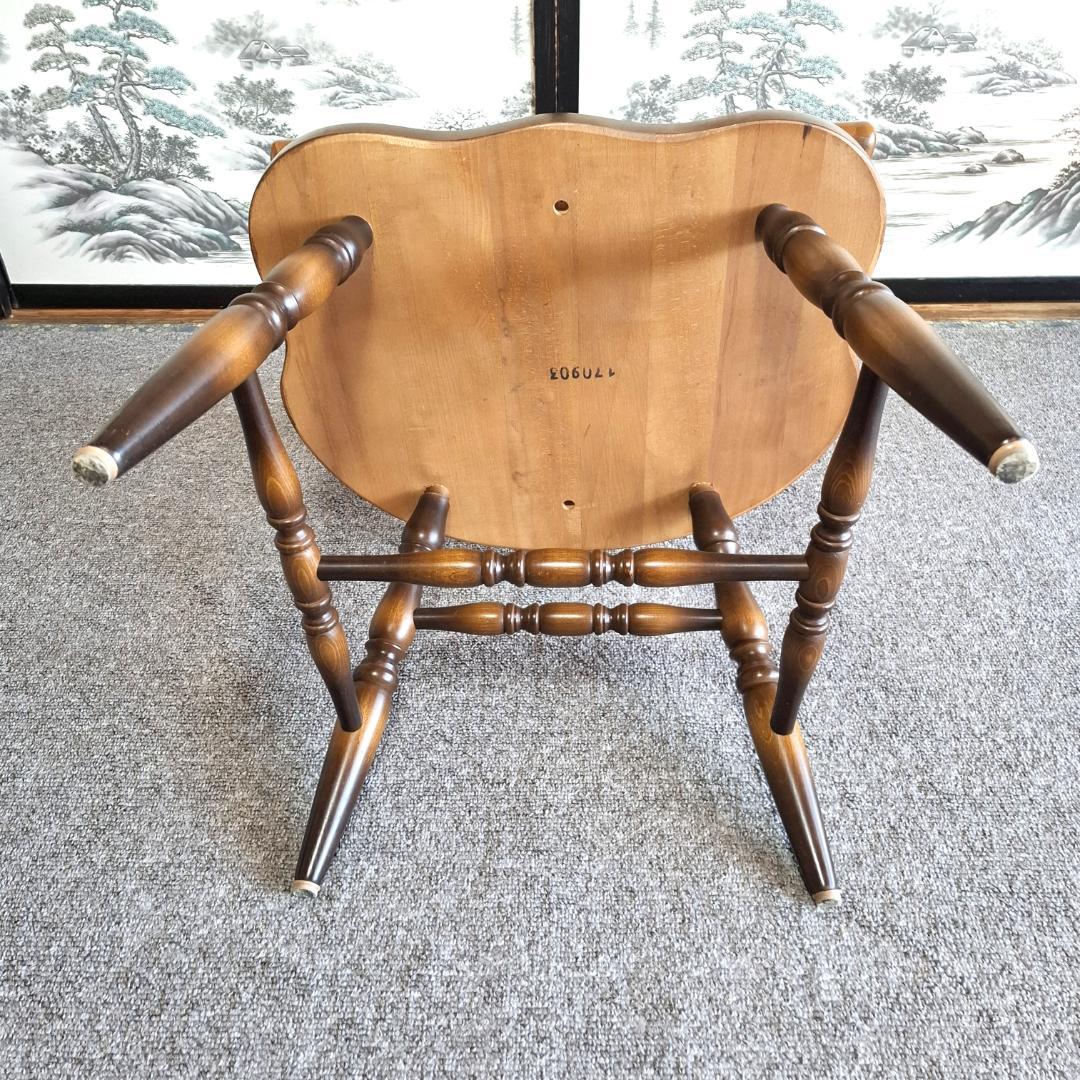 ④★飛騨産業★キツツキマーク★ウィンザーチェア★ダイニングチェア★