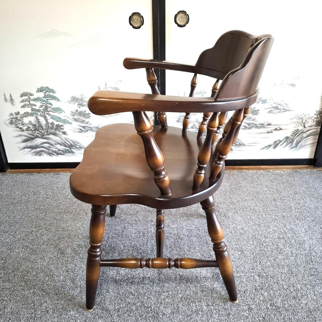 ④★飛騨産業★キツツキマーク★ウィンザーチェア★ダイニングチェア★