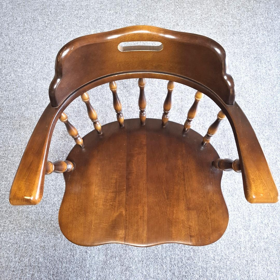 ④★飛騨産業★キツツキマーク★ウィンザーチェア★ダイニングチェア★