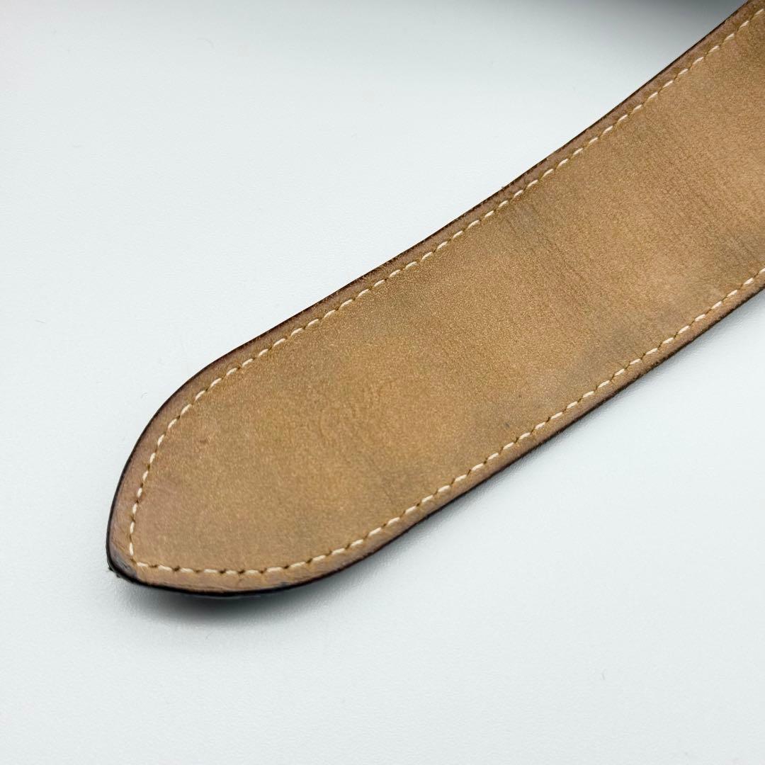 ✨良品✨カルティエ ベルト Cアロンジェ クロコ シルバー金具 メンズ ビジネス