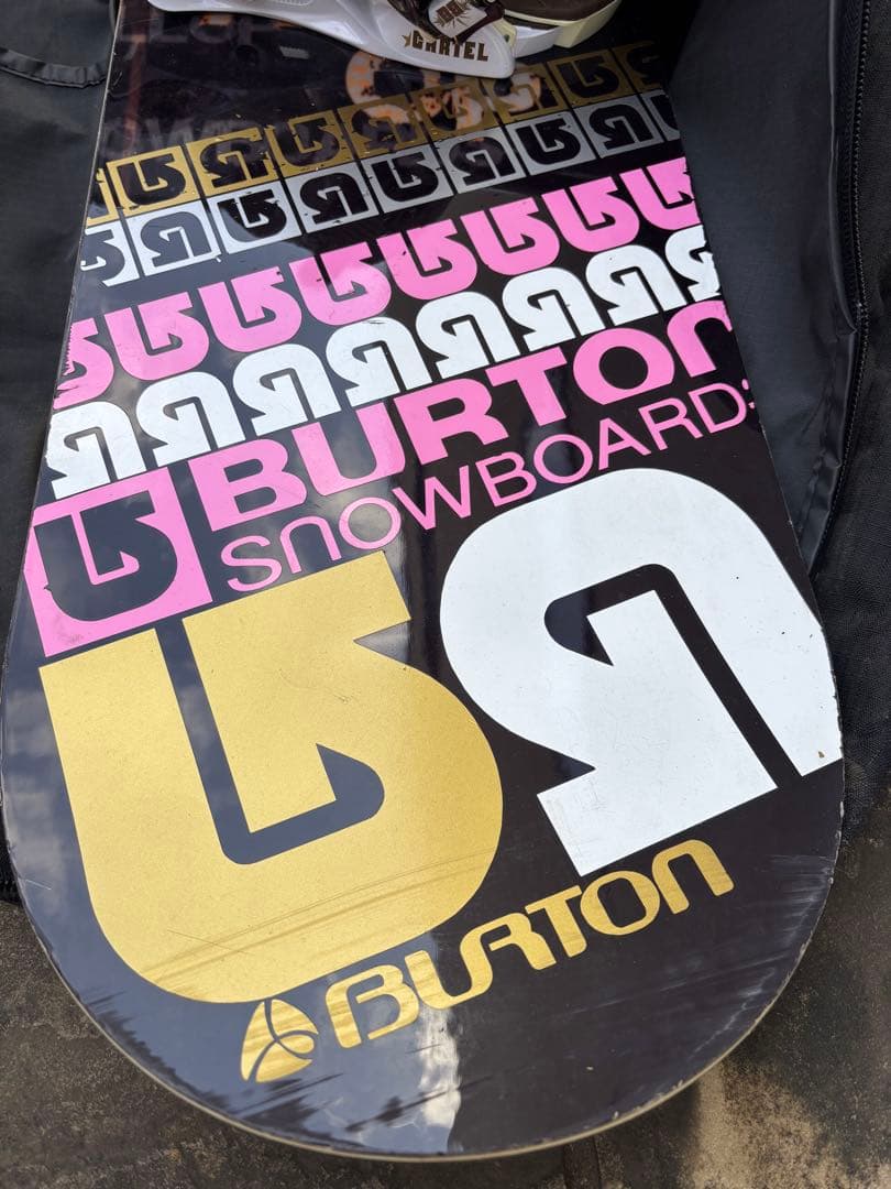 バートン　バインディング、シムズ　デッキ　スノーボードセット