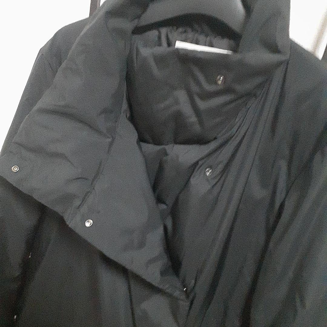 wabisuki様アイシービー ADSダウン スタンドカラーコート 黒 4