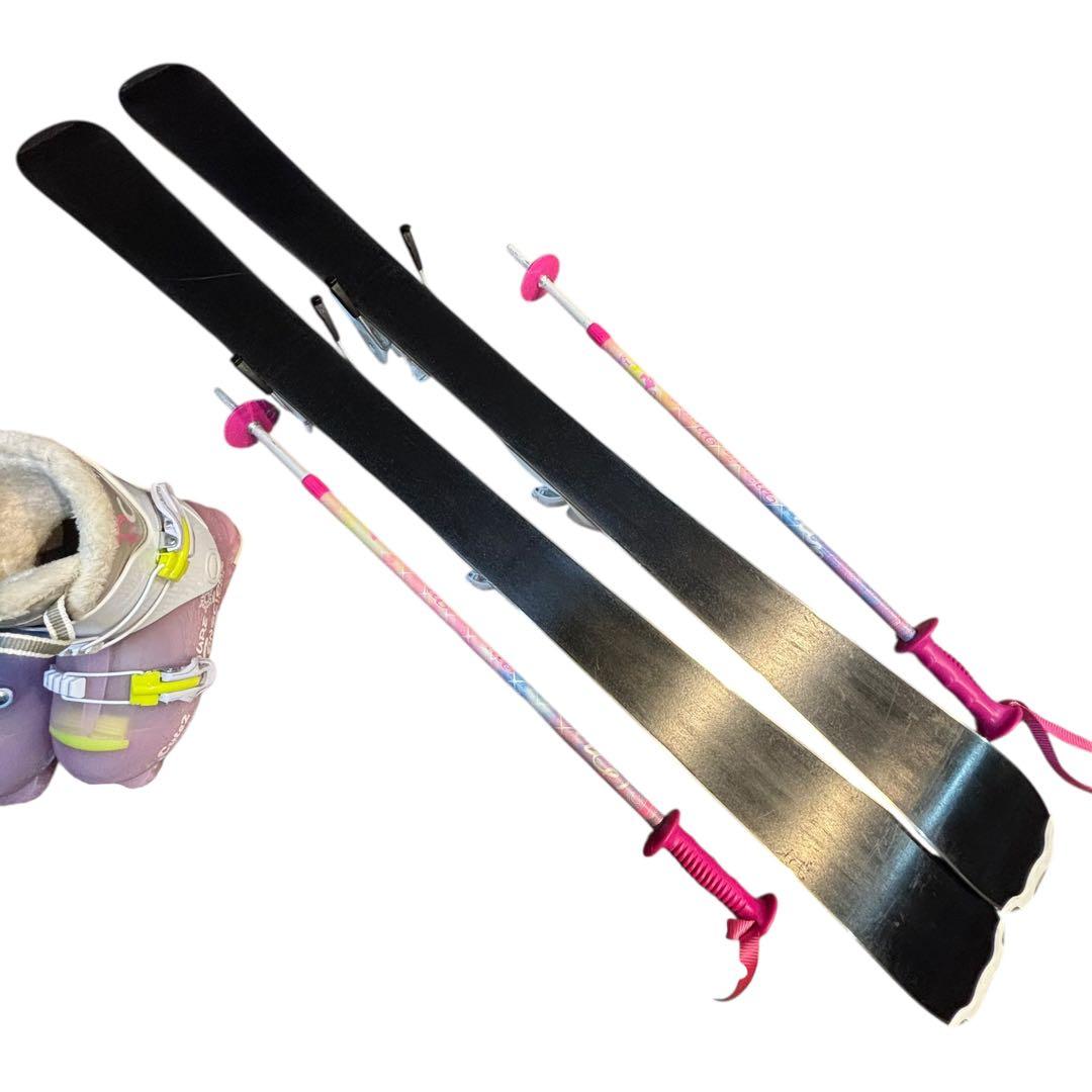 ジュニアスキーセット　head　117cm 21cm ストック、ブーツ付