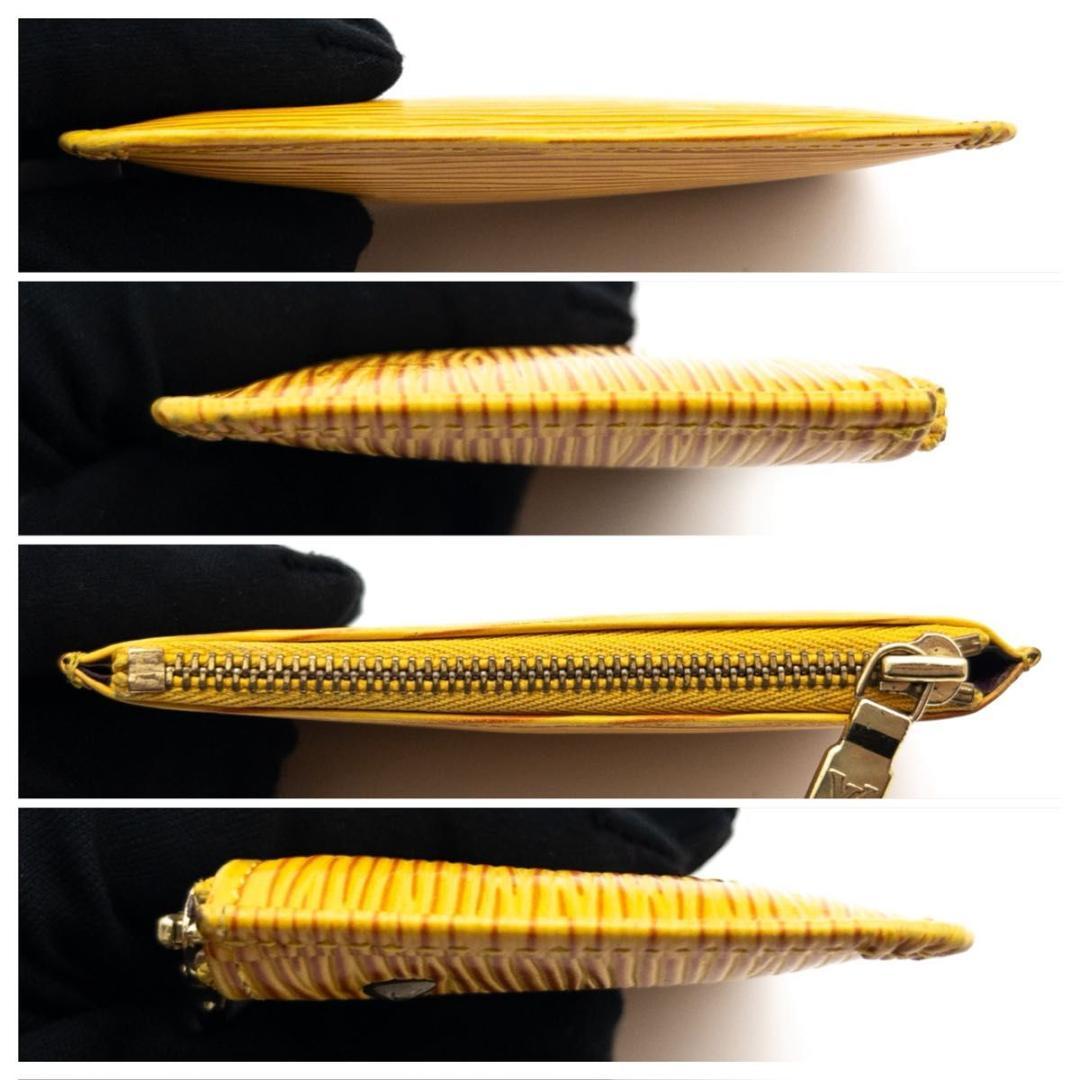 【極美品】ルイヴィトン　ポシェットクレ　エピ　ハバナイエロー　ケース
