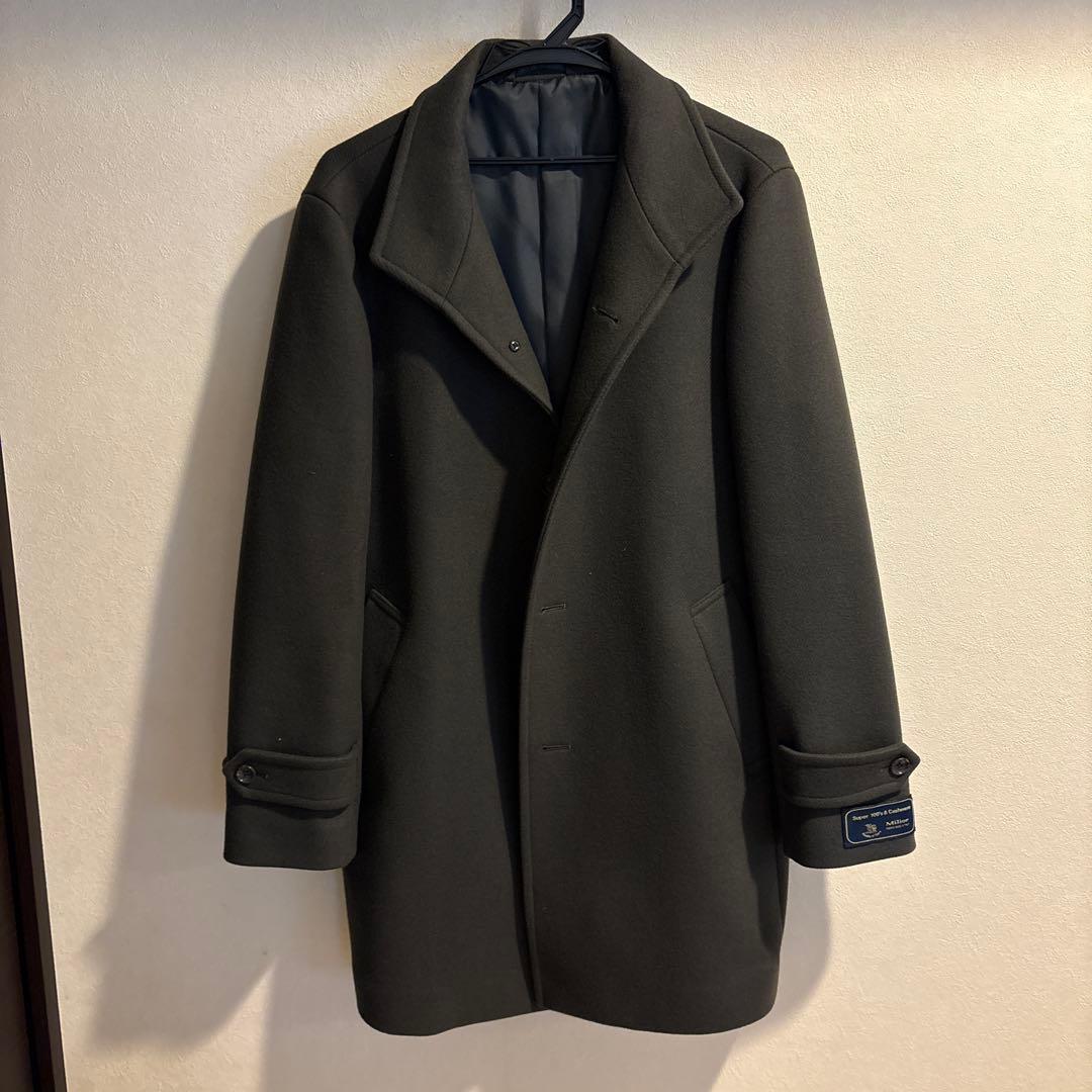 united arrows チェスターコート　カーキ