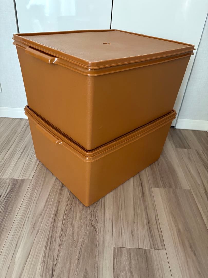 美品！Tupperwareディープスーパーケース2個
