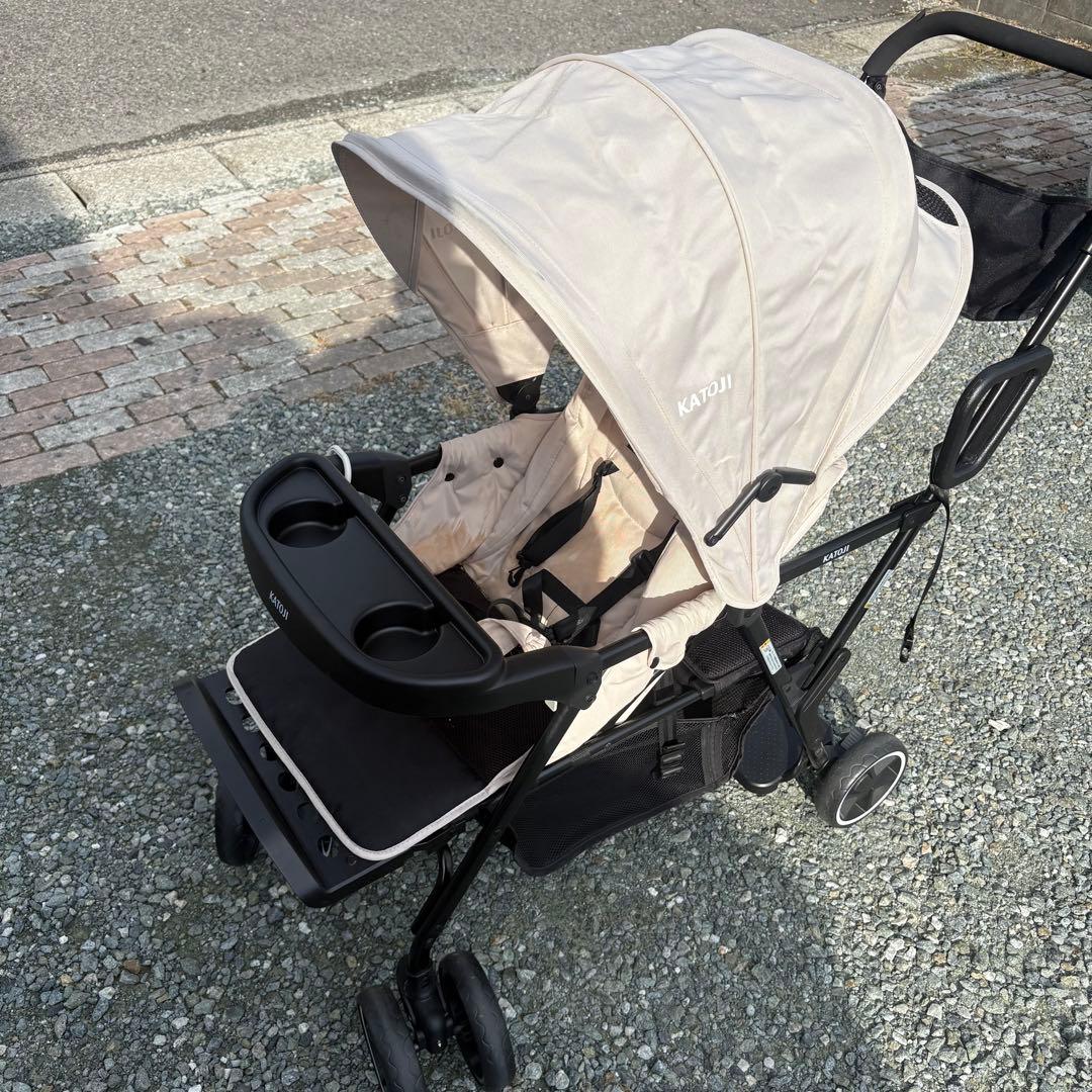 KATOJI 二人乗りベビーカー　二人でゴー