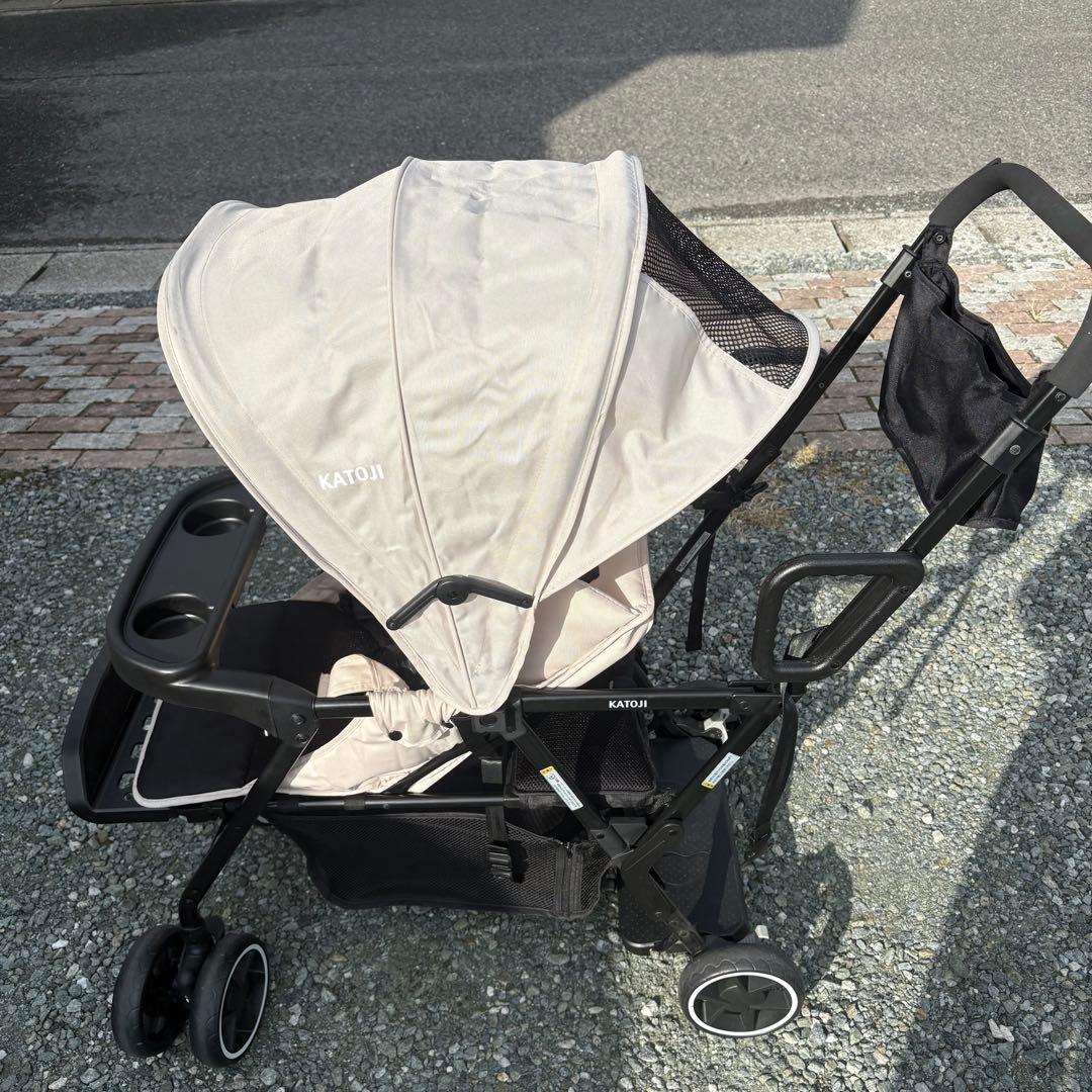 KATOJI 二人乗りベビーカー　二人でゴー