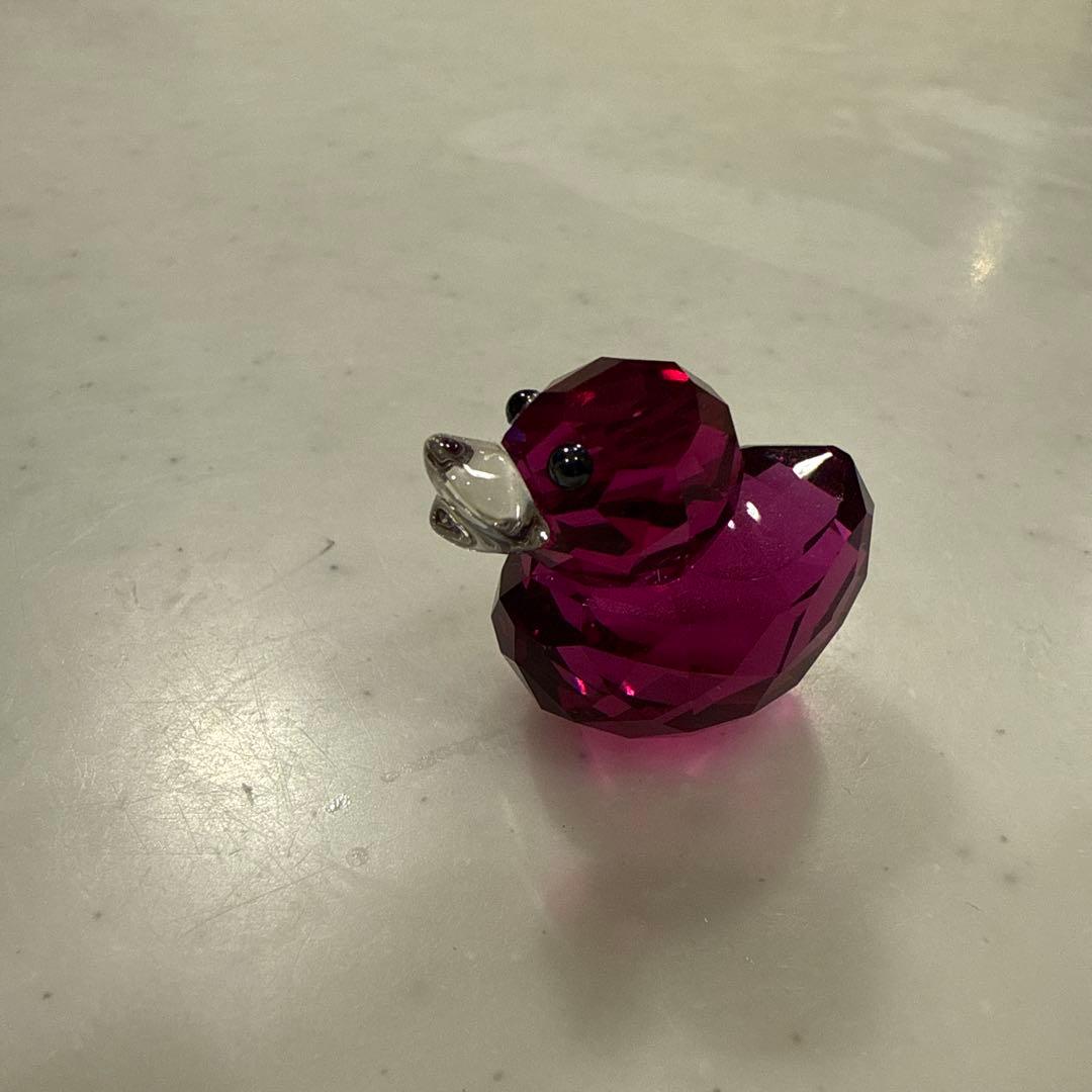 置物 Swarovski happy duck