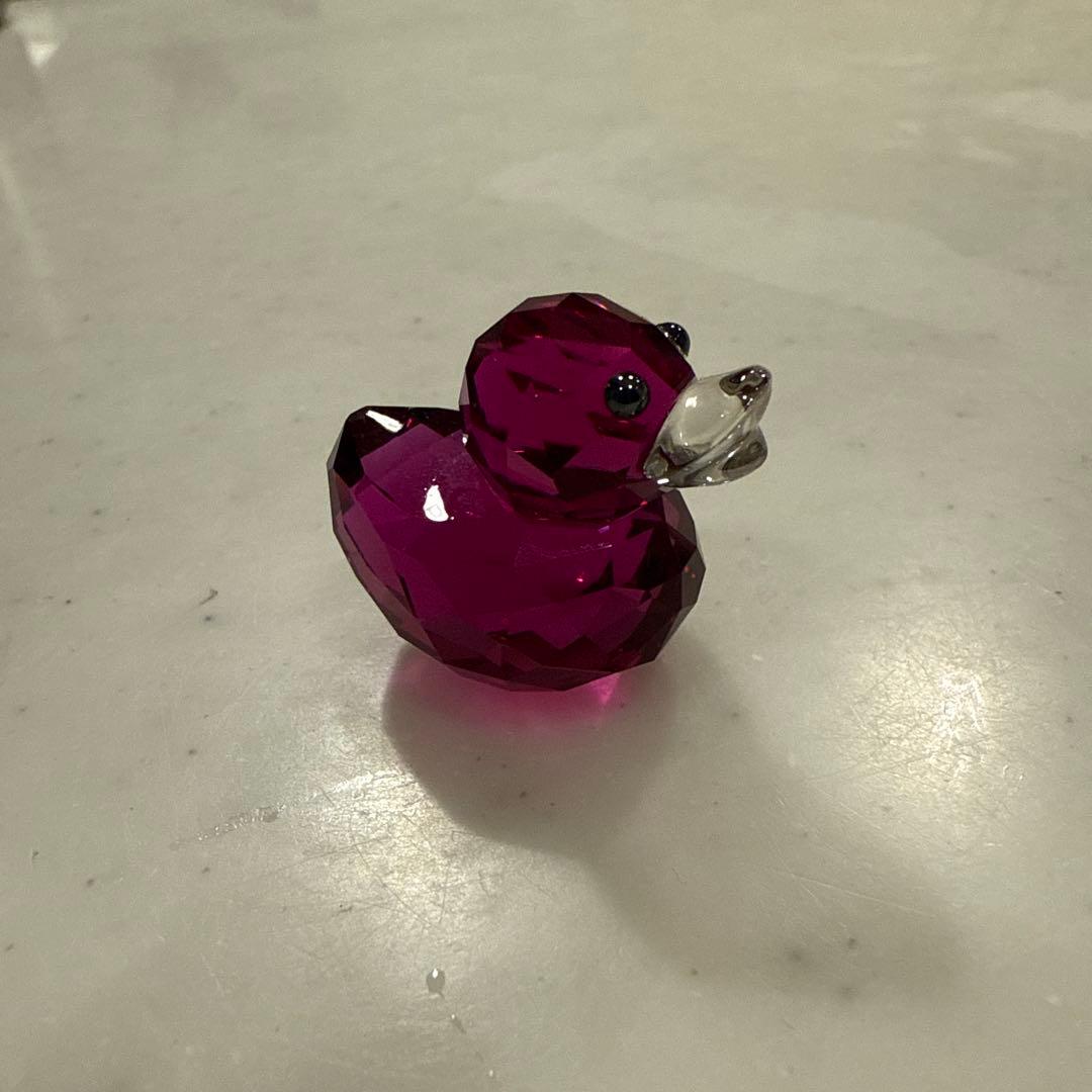 置物 Swarovski happy duck