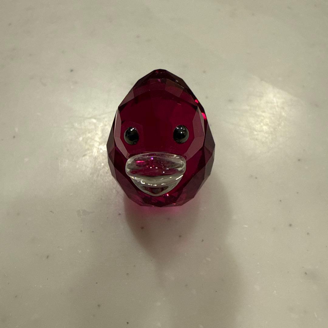 置物 Swarovski happy duck