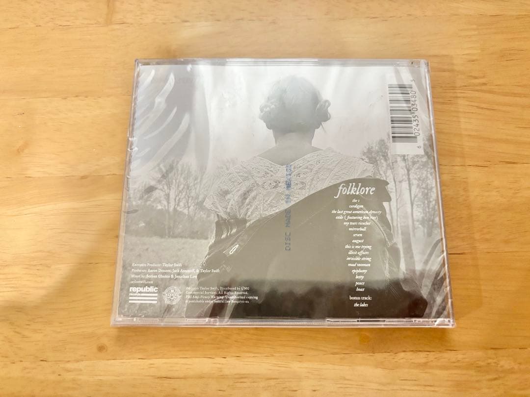 Taylor Swift「folklore」　サイン入りアルバム