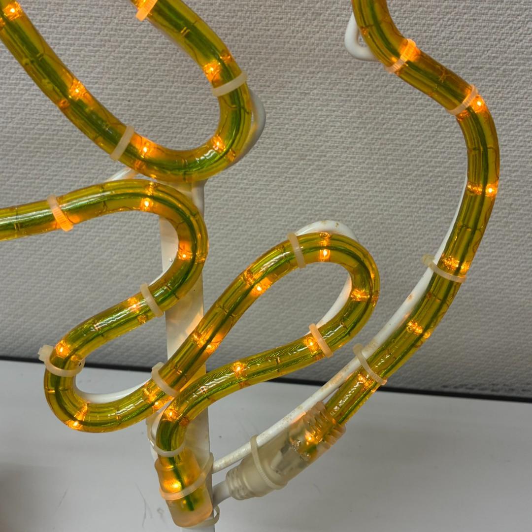 クリスマス　サンタクロースとトナカイ　動くモチーフ　25247