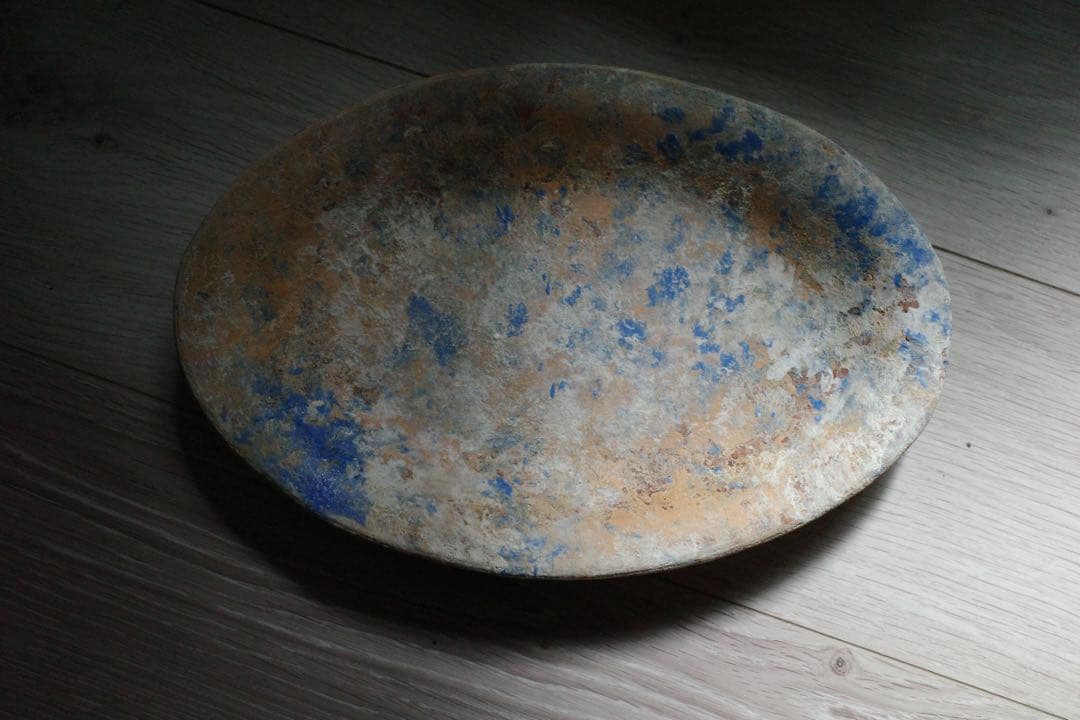 故金あかり さん オーバル プレート