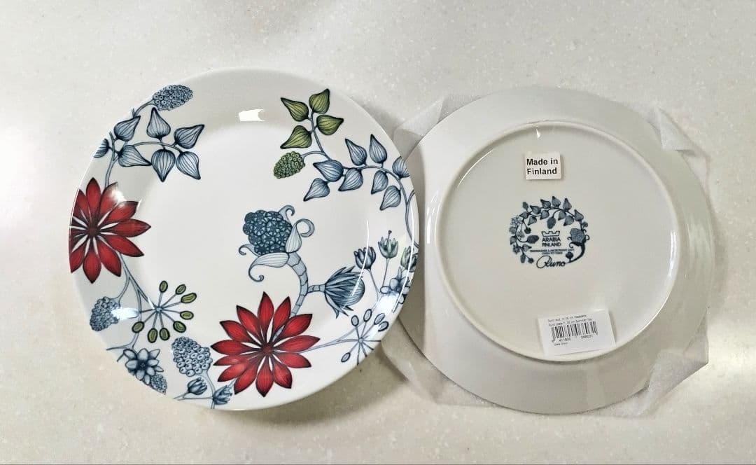 ビィンテージ版 アラビア ルノ サマーレイ プレート 26cm 2枚セット