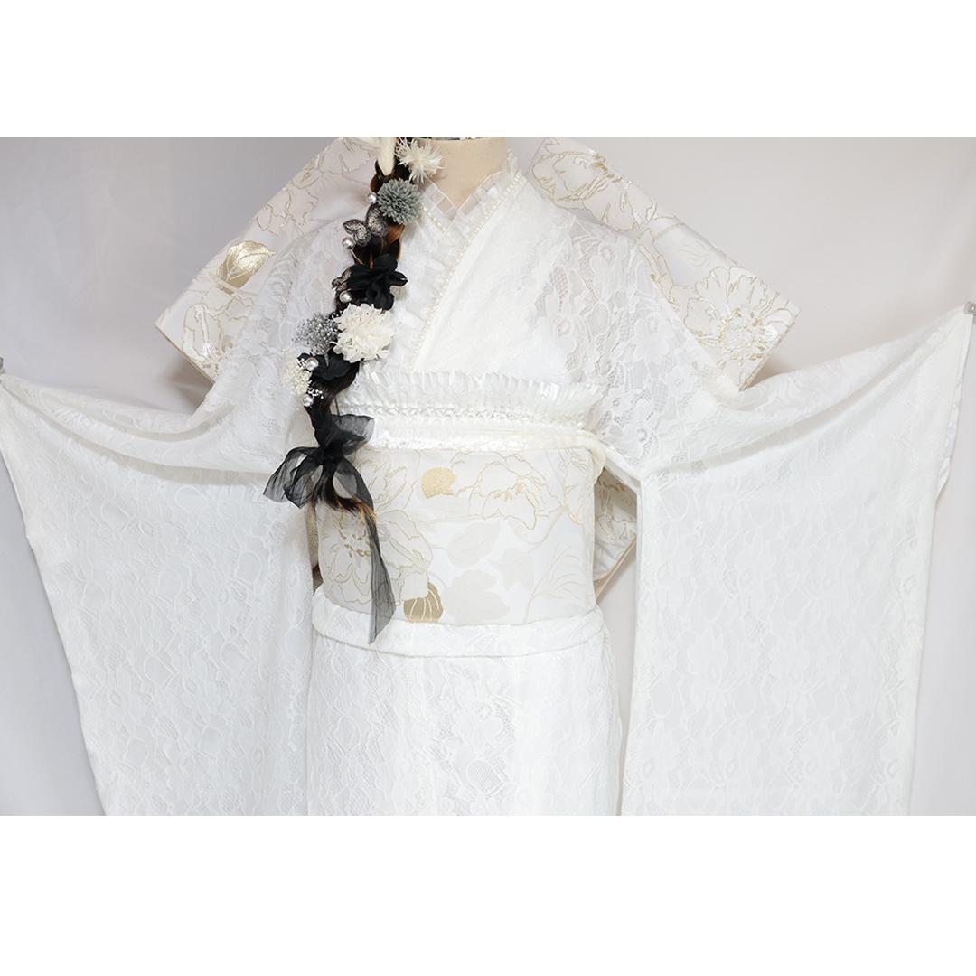 【新品未使用】 振袖7点セット169cm正絹トールサイズフルセット成人式MK49