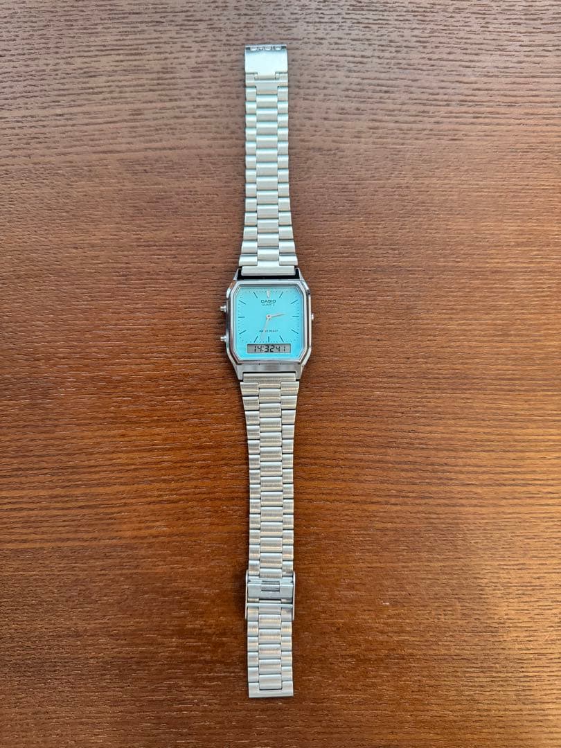 CASIO AQ-230A-2A2MQYJF ティファニー　ブルー