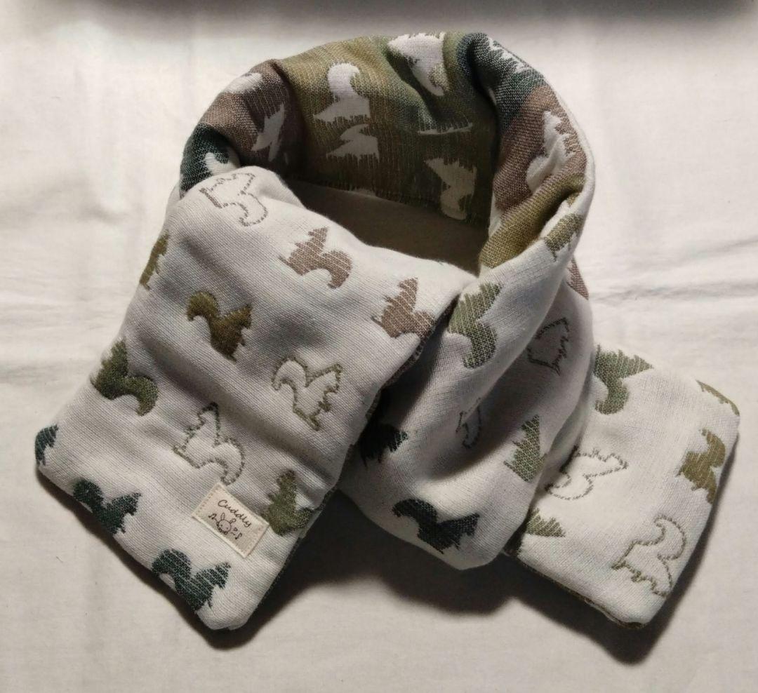 えっこ☆りんご☆6重ガーゼハンカチ タオル☆ハンドメイド