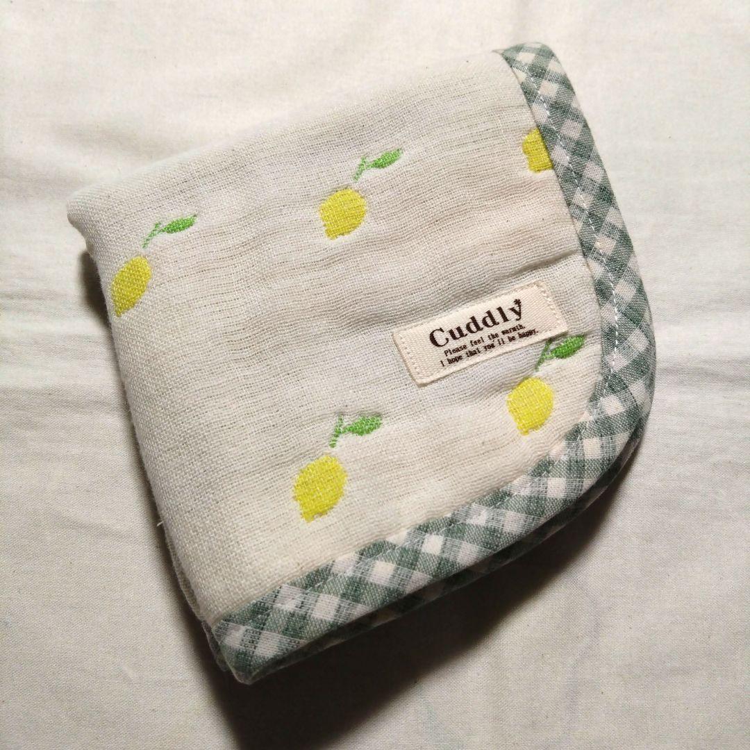 えっこ☆りんご☆6重ガーゼハンカチ タオル☆ハンドメイド