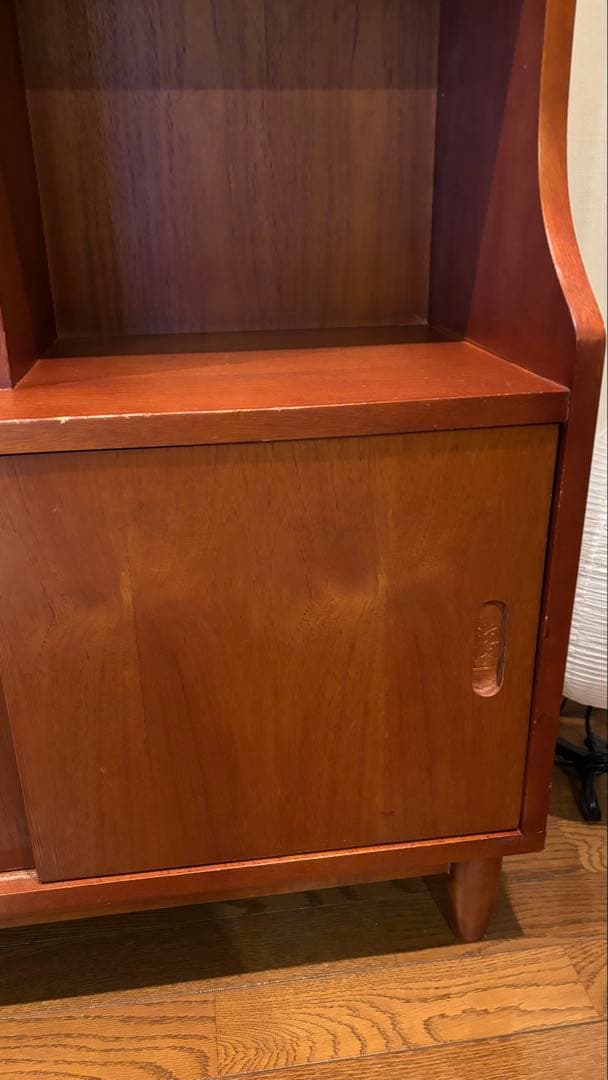 【送料込み】北欧 ヴィンテージ ブックシェルフ 本棚 チーク 160cm