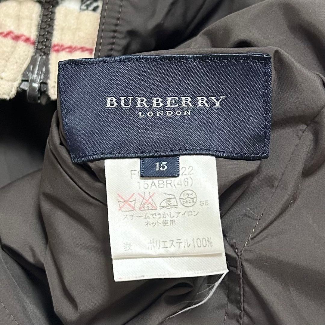 0441 BURBERRY LONDON リバーシブルフリースジャケットベスト