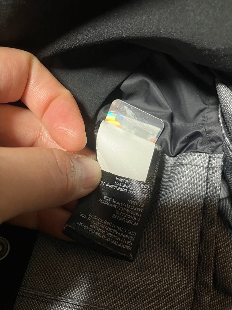 スノーボード用ブラックオーバーオール