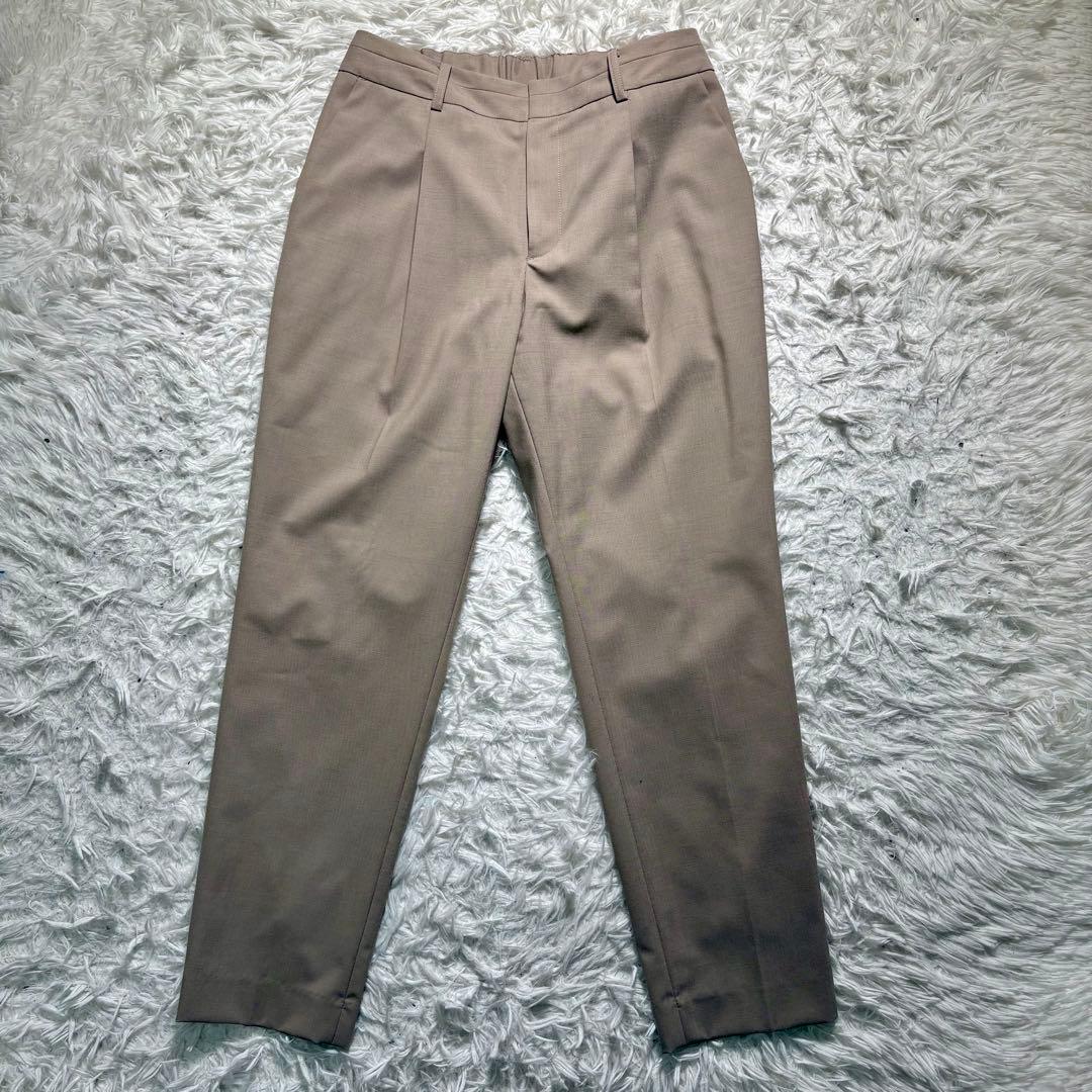 【極美品】グリーンレーベルリラクシング　セットアップスーツ　グレージュ