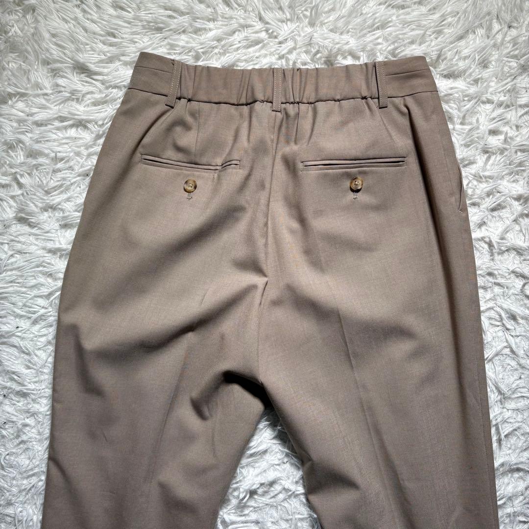 【極美品】グリーンレーベルリラクシング　セットアップスーツ　グレージュ