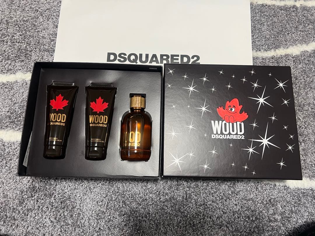 新品未使用⭐︎DSQUARED2 ディースクエアードウッドオムコフレ