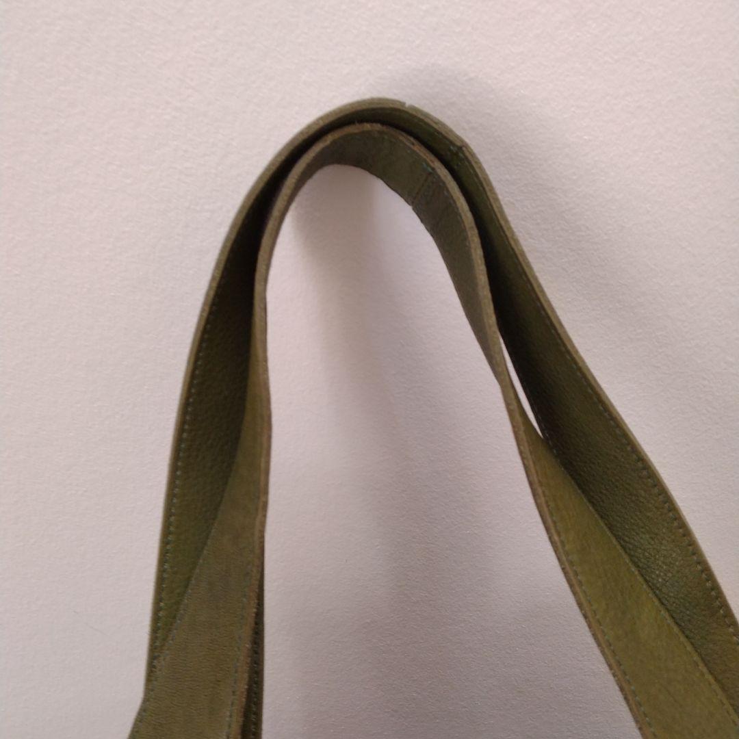 腸*イ様 ヨーガンレール　レザー　トートバッグ　ショルダーバッグ　大容量