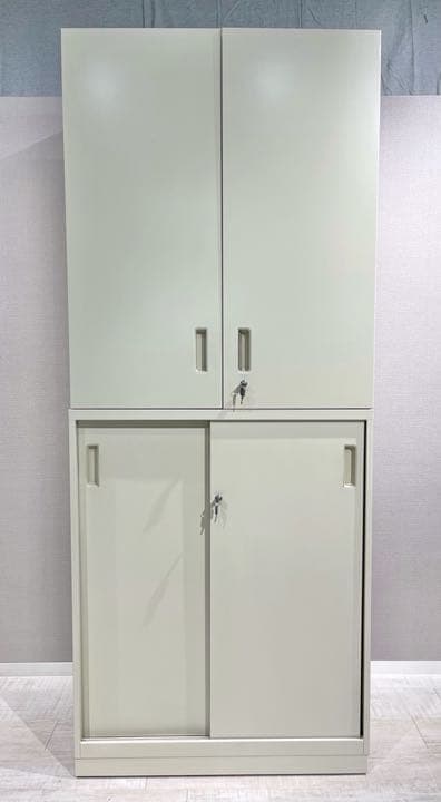 （123128-Z0004) キャビネット ライオン事務器 ホワイト