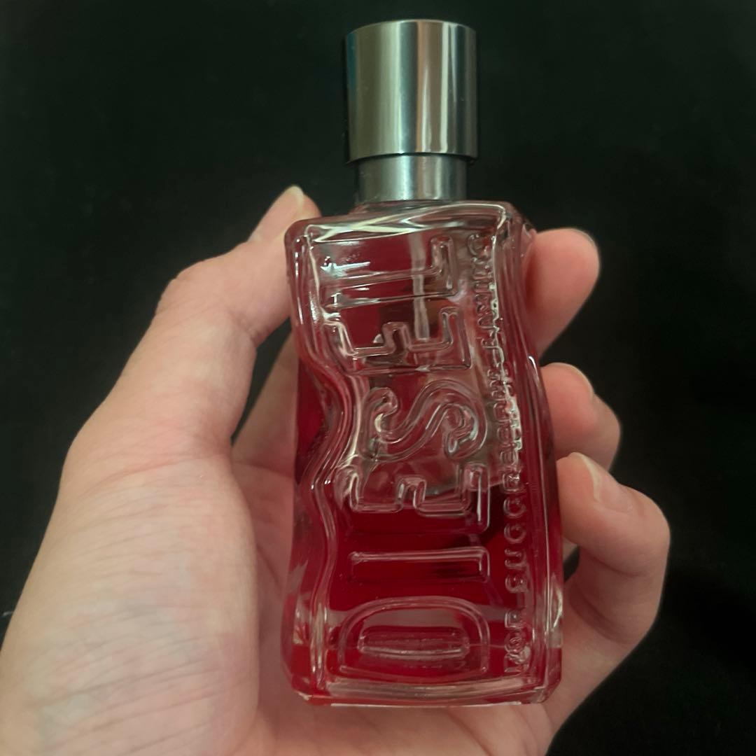 diesel D レッド　オードパルファン DIESELキャップセット