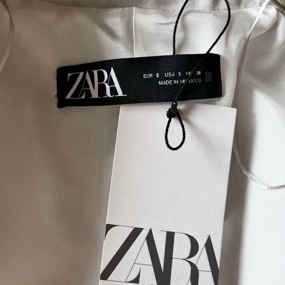 新品タグ付き✨ZARA　パンツスーツ　セットアップ　現行　ライトグレー　洗える