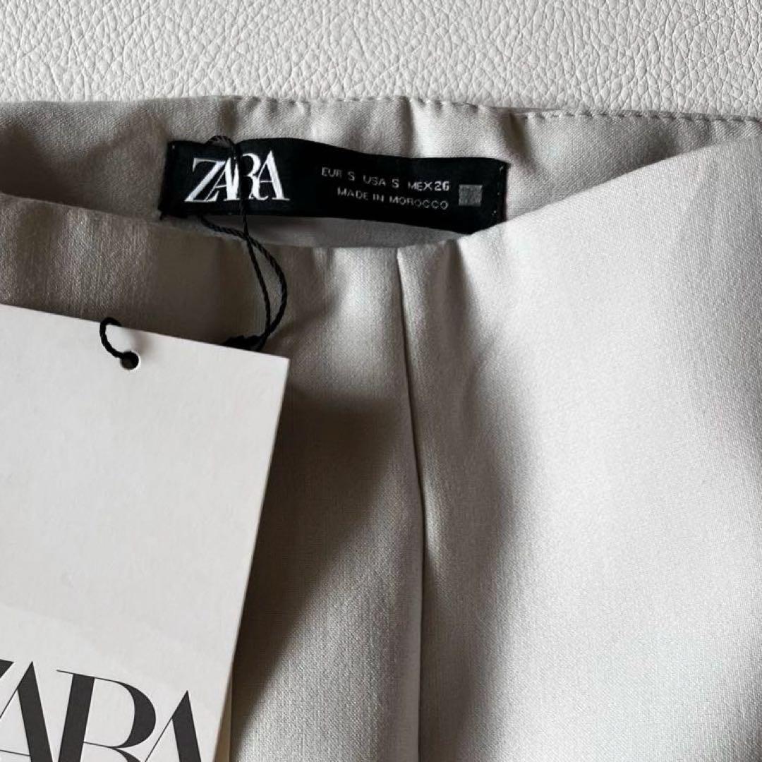 新品タグ付き✨ZARA　パンツスーツ　セットアップ　現行　ライトグレー　洗える