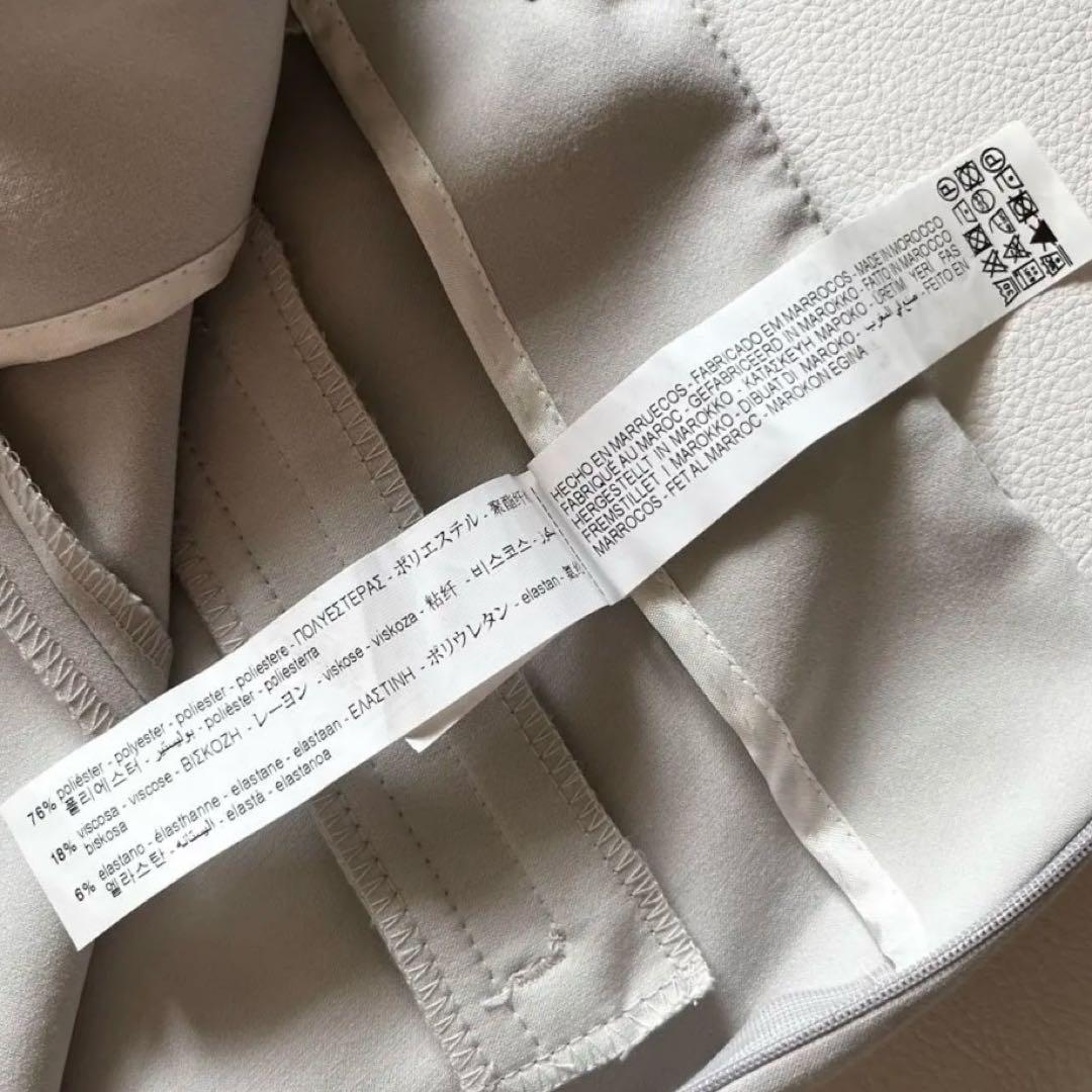 新品タグ付き✨ZARA　パンツスーツ　セットアップ　現行　ライトグレー　洗える