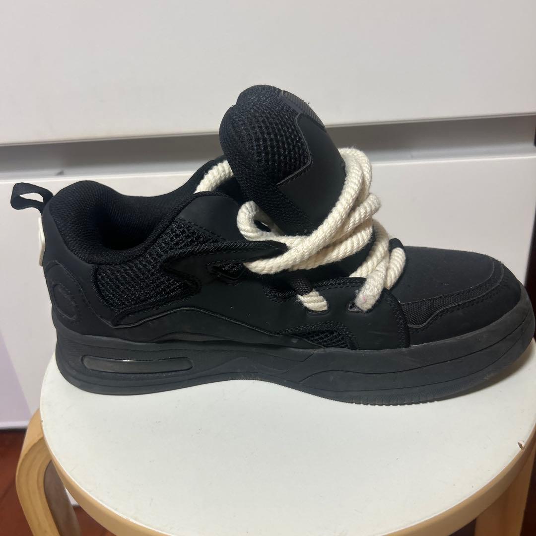 【ZARA】スケートロープスニーカー 27cm でか靴 箱無し